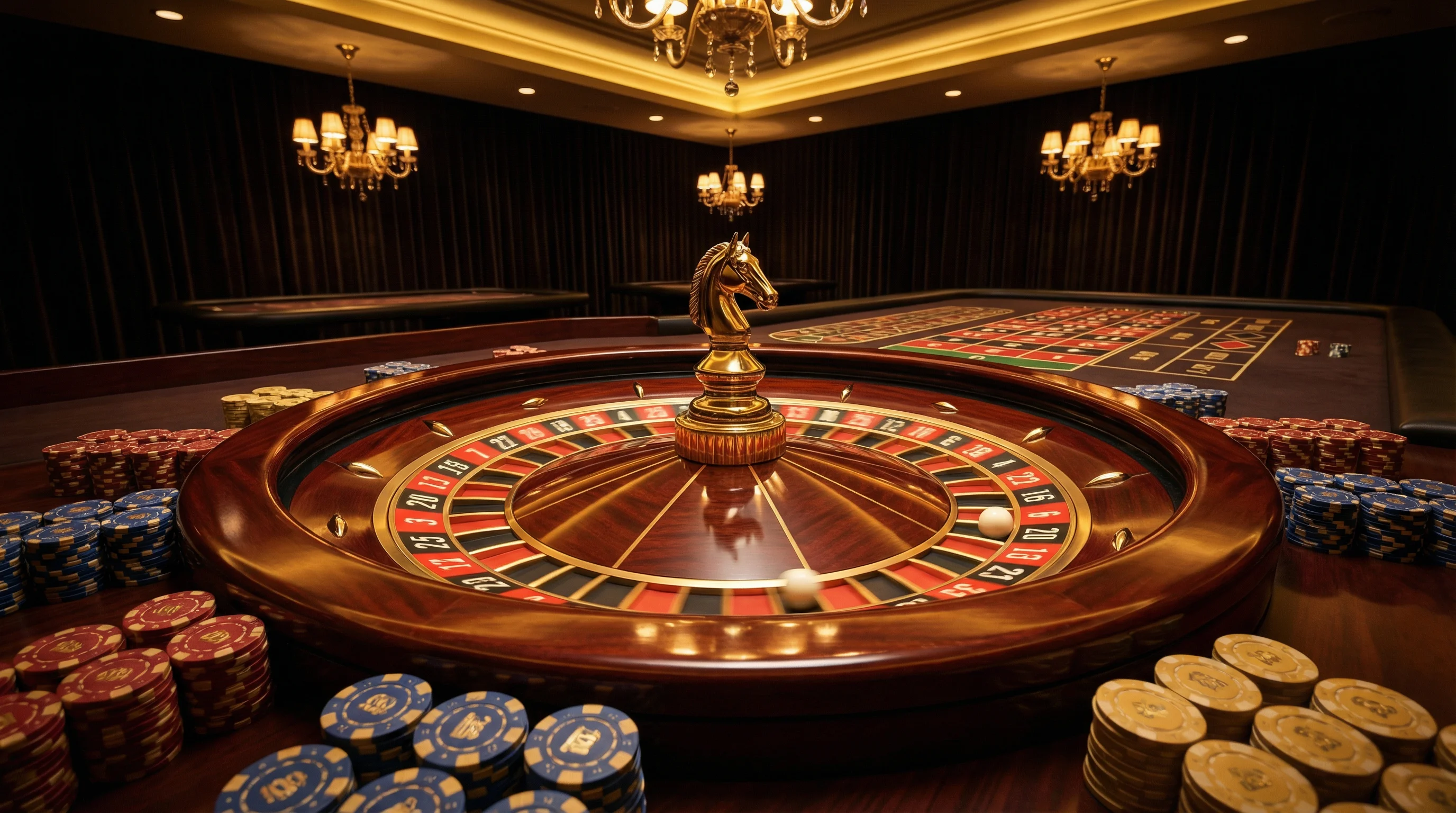 Roleta europeia de luxo com bola girando no onabet entrar